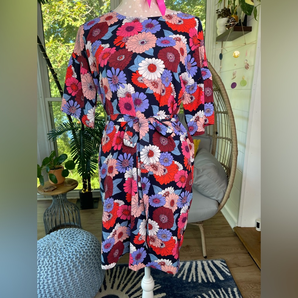 Molly Bracken Colorful Floral Dress Size X-small